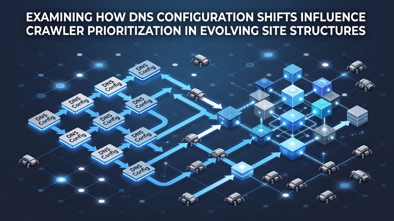 Examining How DNS Configuration Shifts Influence Crawler Prioritization in Evolving Site Structures